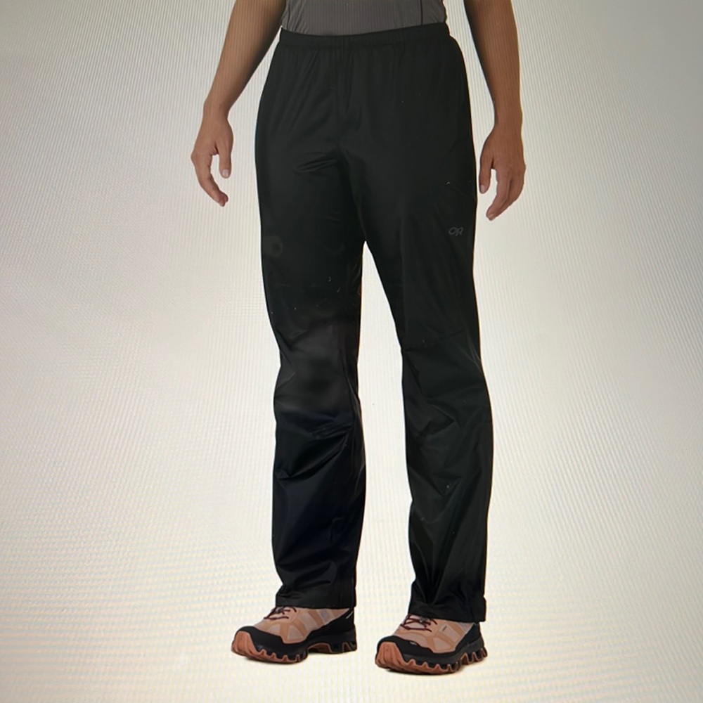NWOT Outdoor Research Helium Rain Pants - Women’s Black Large